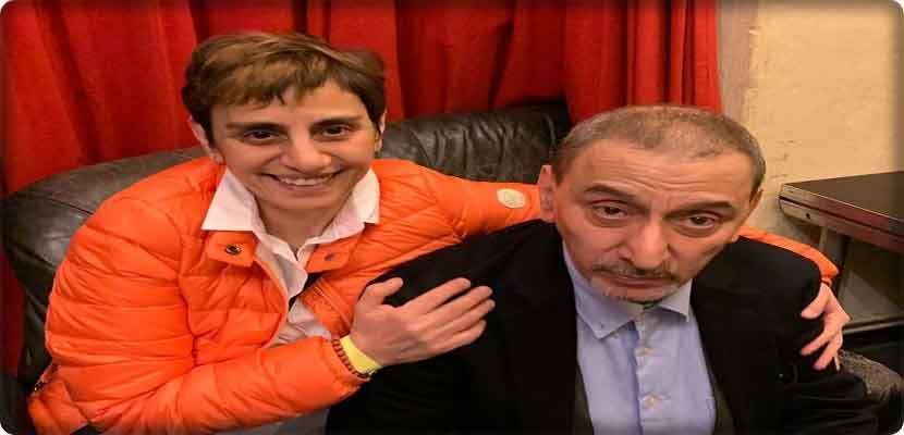 صورة تجمع زياد وريما رحباني نشرتها الأخيرة على فيسبوك