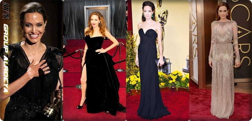 صور أشهر إطلالات أنجلينا جولى فى الأوسكار